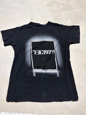 The 1975 Black Graphic tour 2017 Short-Sleeve Shirt small